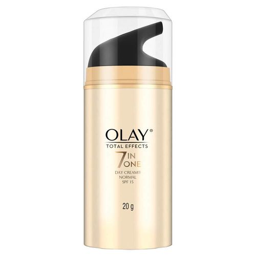 Olay Total Effects 7-In-1 - Anti-Ageing Skin Cream Moisturizer, Normal SPF15, 20 gm