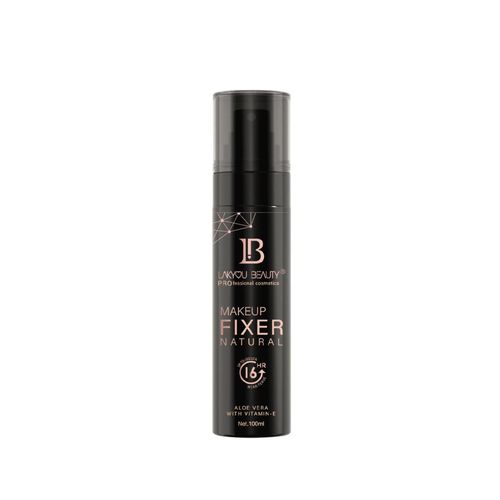 Lakyou Beauty Makeup Fixer Natural | 16hrs Long-Lasting | Aloe Vera & Vitamin E Mist Primer - 100 ml  (Transparent)