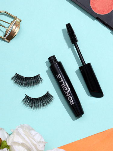 Ronzille Volumizing Long-Stay of up to 8 Hours,Smudge-Proof, Lightweight Black Mascara (8 ml,Full Black)