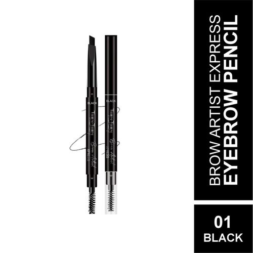 Teen Teen Cosmetics Brow Artist xpress with Smudger Eyebrow Pencil, Deep Black, 0.35 gm