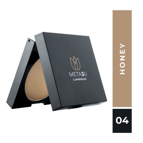 METABU Luminous Long Lasting Compact Powder 04 Honey - 8 gm