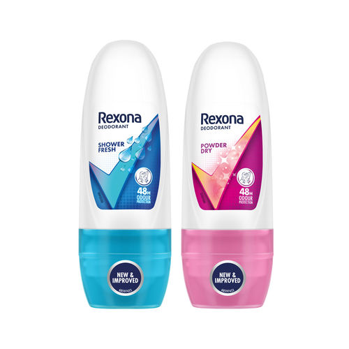 Rexona Women Roll On Shower Fresh 25 ml & Rexona Women Roll On Powder Dry 25 ml