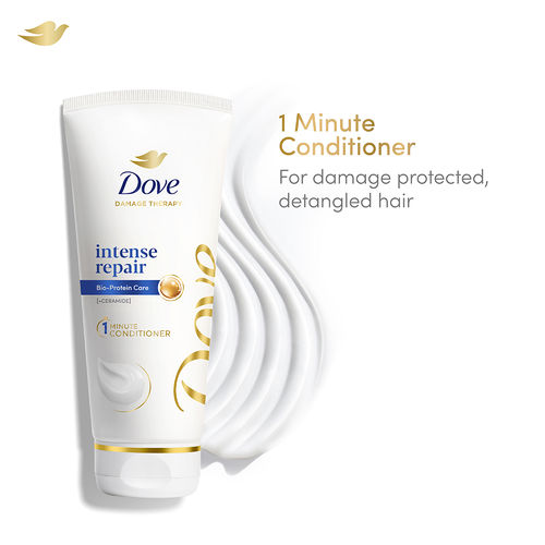 Dove Intense Repair Conditioner, with Keratin Actives, 175 ml, for Hair Fall Control