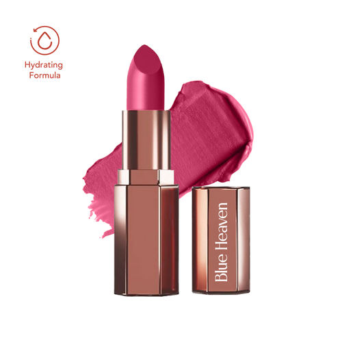 Blue Heaven Roseate Soft Matte Lipstick Infused With Argan & Rosehip Oil for Intense Hydration | High Color Payoff | Long Lasting Lipstick for women | Antique Pink | 4 gm