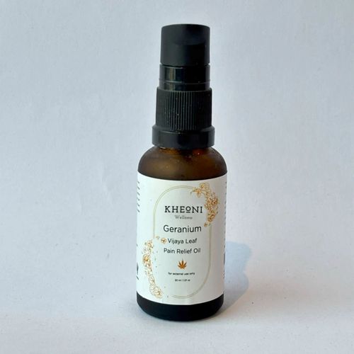Kheoni Geranium Vijaya Leaf Pain Relief Oil (30 ml)