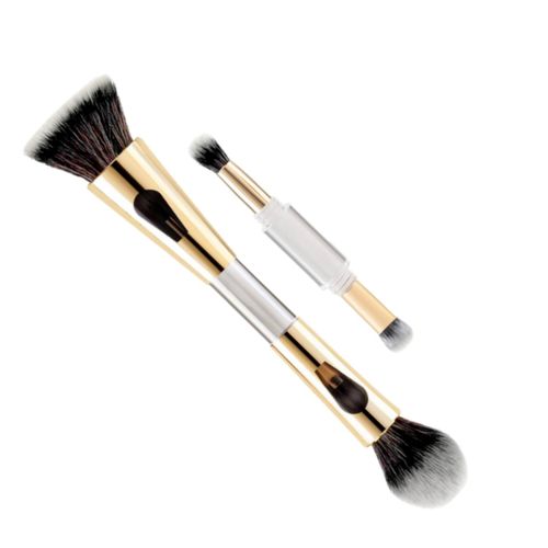 Mepoint 4 in 1 Multifunctional Makeup Brush Set with Foundation Brush, Powder Brush, Eyeshadow Blending Brush & Flat Brush 1 pcs
