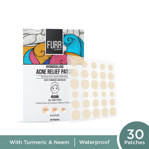 FURR By Pee Safe Hydrocolloid Acne Patch With Turmeric - 30 Patches