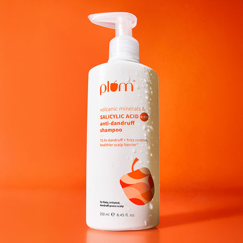 Plum Anti-Dandruff Shampoo with Volcanic Minerals & 0.5% Salicylic Acid | 250 ml