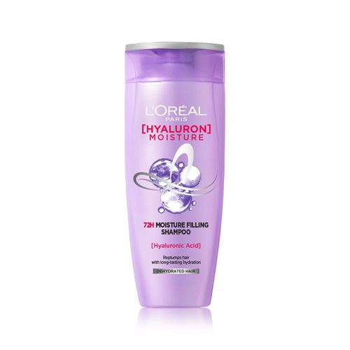 L'Oreal Paris Hyaluron Moisture 72H Moisture Filling Shampoo | With Hyaluronic Acid | For Dry & Dehydrated Hair | Adds Shine & Bounce 180 ml