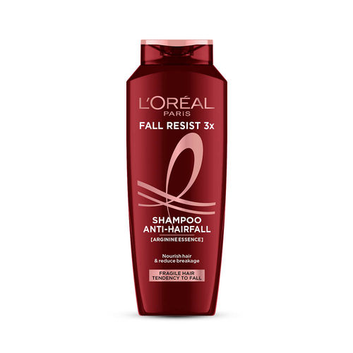 L'Oreal Paris Fall Resist 3x Anti-Hair Fall Shampoo, Reinforcing & Nourishing for Hair Growth, For Thinning & Hair Loss, With Arginine Essence, 340 ml