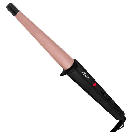 VEGA I-Curl Hair Curler for Women with Ceramic Coated 0.5 inch-1 inch Barrel, Quick Heatup Technology, LED Indicator, Fast Heat up, Long-Lasting Curls, Suitable for All Hair Types, (VHCH-05) 1 pc
