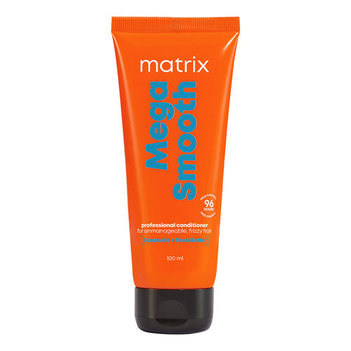 Matrix Mega Smooth Conditioner for Frizzy, Dry Unmanageable Hair | Defy Frizz for 4 Days | Used by 1 Lakh Hairstylists* | with Shea Butter and Ceramide , 100 ml