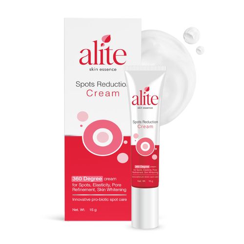 Alite Spots Reduction Cream | Eliminates Dark Spots & Pigmentation | Brightens & Evens Tone | 360° Care for Spotless Skin 15 gm