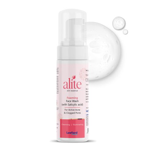Alite Foaming Facewash with 1% Salicylic Acid | Cleansing & Illuminating Foaming Face Wash For Active Acne & Clogged Pores 60 ml