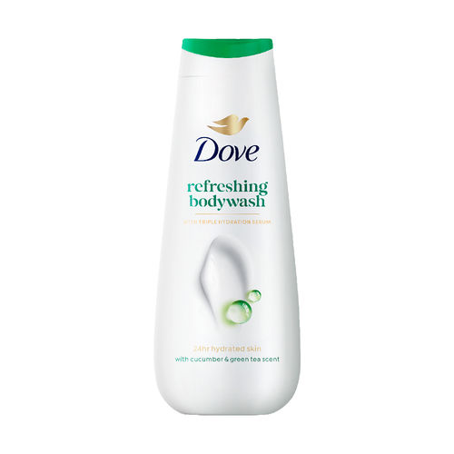 Dove Refreshing Bodywash with Triple Hydration Serum, 300 ml