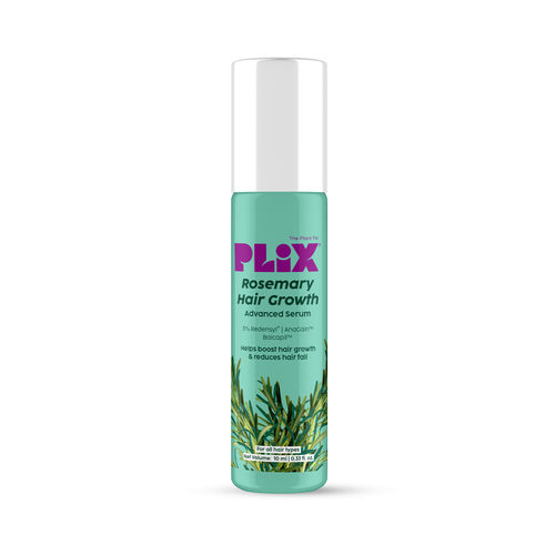 PLIX Rosemary Hair Growth Advanced Serum Roll-On | With 3% Redensyl®, 4% AnaGain™ & 3% Baicapil™ | Easy to Use | Mess-free | Prevents Hair Fall & Stimulates Hair Follicles | For All Hair Types | 10 ml