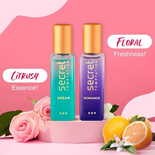 Secret Temptation Perfume Set (Dream & Romance) Pack of 2 (20 ml each)