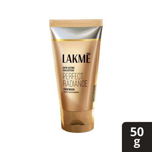 Lakme Perfect Radiance Brightening Facewash with 98% Pure Niacinamide Complex|For Pigmentation, 50 gm