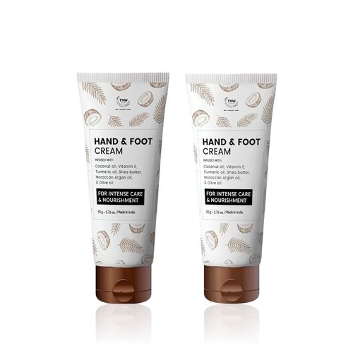TNW - The Natural Wash Hand & Foot Cream 50 gm | Pack of 2