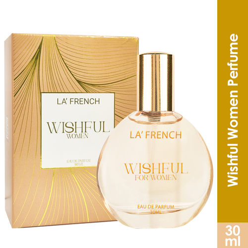 La French Wishful Perfume for Women - 30 ml | Ambery Floral Fragrance with Spicy Fresh Notes | Bold & Elegant Long-Lasting Scent for Everyday Wear