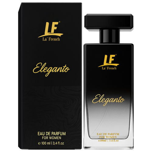 La French Eleganto Perfume for Women- 100 ml | Premium Eau De Parfum | Long Lasting Fresh Floral Fragrance | Ideal for Special Occasions | Luxury Scent for Her