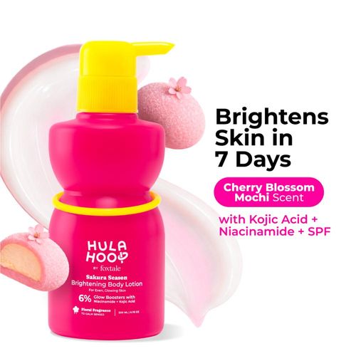 Hula Hoop Brightening Body Lotion by&nbsp;Foxtale&nbsp;| Brightens & Hydrates |&nbsp;200 ml&nbsp;