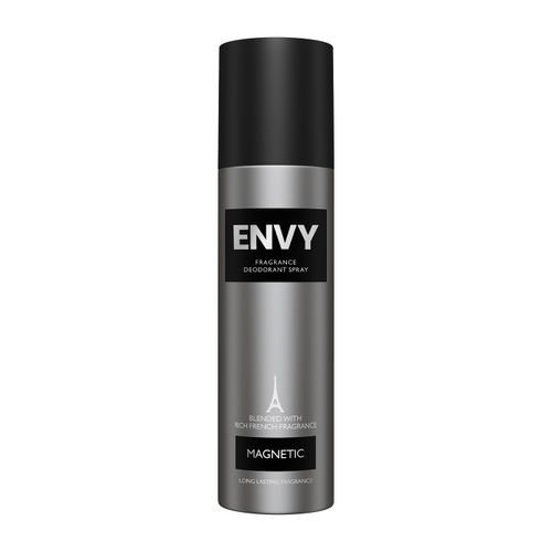 ENVY Magnetic Deodorant Body Spray - 140 ml | Long Lasting Deo for Men