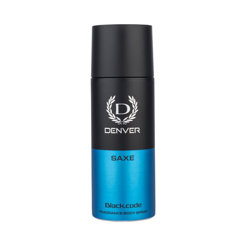 DENVER Black.Code Saxe Deo - 150 ml | Long Lasting Deodorant Body Spray for Men