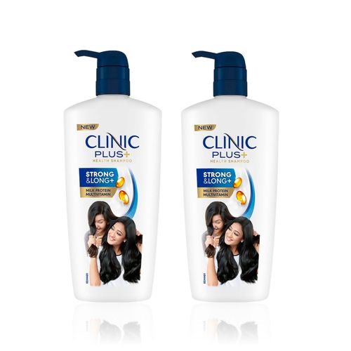 Clinic Plus Strong & Long Health Shampoo (650 ml) -Pack of 2