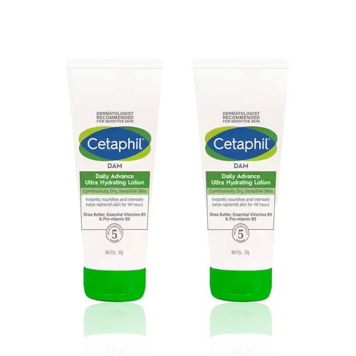 Cetaphil Daily Advance Ultra Hydrating Lotion (30 gm) (Pack of 2)