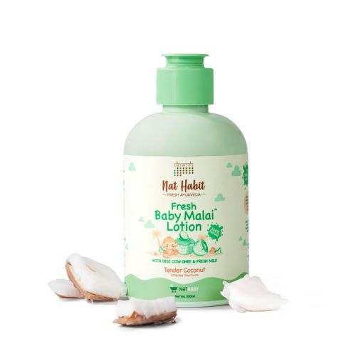 Nat Habit Baby Body Lotion - Tender Coconut - 200 ml
