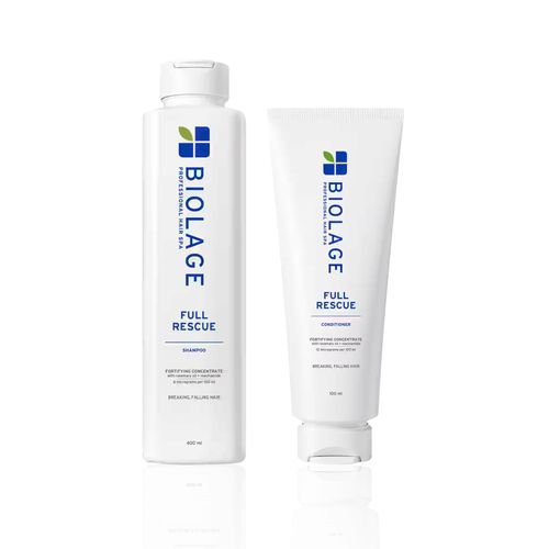 Biolage Full Rescue Anti-Breakage Duo | Shampoo (200 ml) + Conditioner (100 ml) - Combo of 2