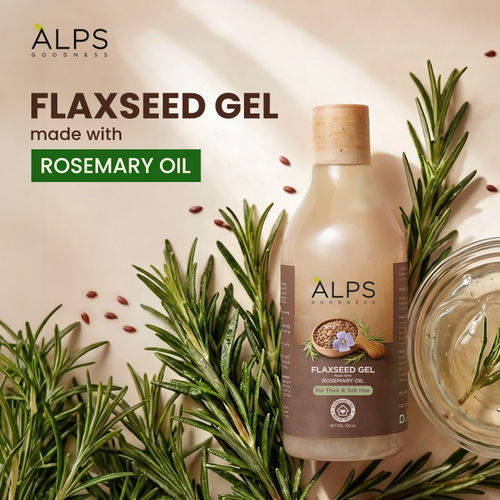 Alps Goodness Flaxseed Gel with Rosemary&nbsp;Hair Mask 300 ml | For Hair growth & Frizz| Made with Rosemary Oil | Curly Hair Gel | Conditioner & Hair Mask&nbsp;