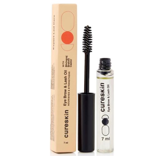 Cureskin Eye Brow & Lash Oil | Nourishes and Strengthens (7 ml) | Eyelash Growth Serum | Lash Serum for Eyelash Growth