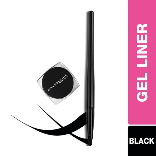 Maybelline New York Lasting Drama Gel Eyeliner, Waterproof Eyeliner -01 Black 2.5 gm