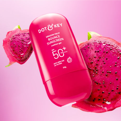 Dot & Key Dragon Fruit Bounce Sunscreen In-Vivo Tested SPF 50+ PA++++ - with New Age UV Filters (50 gm)