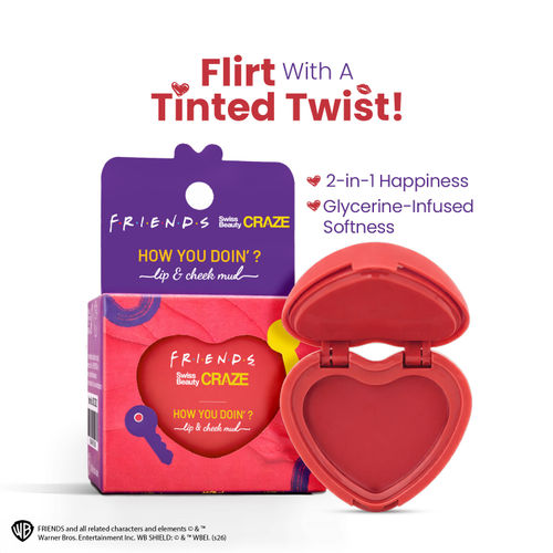 Swiss Beauty Craze How You Doin’? Lip & Cheek Mud - 5 gm, Playful Pink