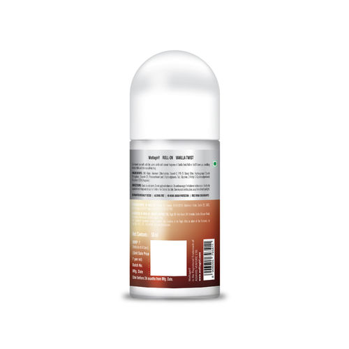 Layerr Wottagirl&nbsp; Roll-On Vanilla Twist 50 ml | 100% Vegan | Sweet Vanilla Deodorant | 48H Odour Protection | Alcohol-Free&nbsp;