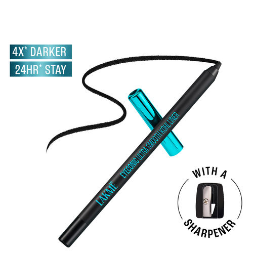 Lakme 9-5 Eyeconic Ultra Smooth Kohl Liner - Intense Black, 1.2 gm