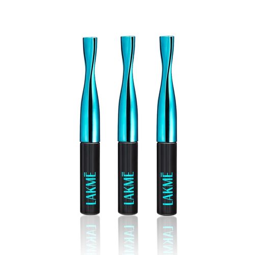Lakme 9 to 5 Eyeconic Liquid Eyeliner | Smudgeproof |Waterproof | Lasts upto 24 Hrs | Black |4.5 ml (Pack of 3)