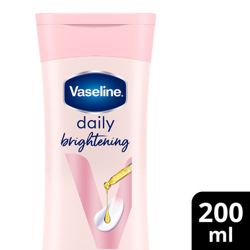 Vaseline Daily Brightening Body Lotion For Healthy & Glowing Skin with Niacinamide (200 ml)