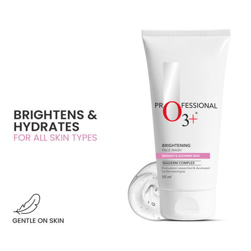 O3+ Brightening Face Wash with RADIANT & GLOWING SKIN | All Skin Types 50 ml