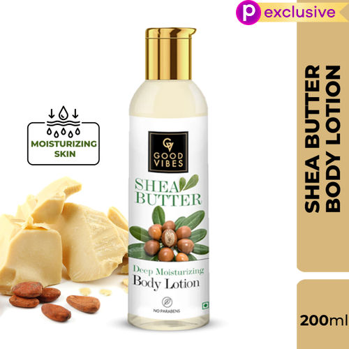 Good Vibes Shea Butter Deep Moisturizing Body Lotion |Hydrating, Moisturizing | No Parabens, No Sulphates, No Animal Testing (200 ml)