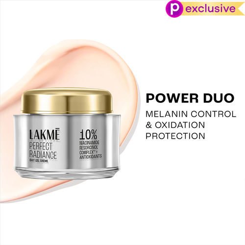 Lakme Perfect Radiance Day Gel Creme with 10% Niacinamide Resorcinol Complex & Antioxidants, 28 gm