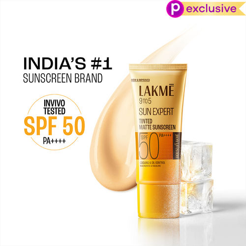 Lakme Tinted Sunscreen with Niacinamide for Even Tone Skin, SPF 50 PA++++, No White Cast, 50 ml