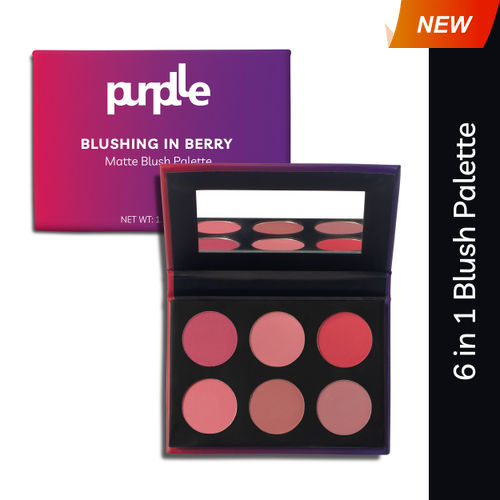 Purplle Blushing in Berry - Matte Blush Palette (10.5 gm)