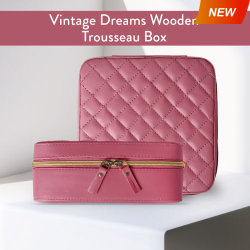 Stay Quirky Vintage Dreams Wooden Trousseau Box