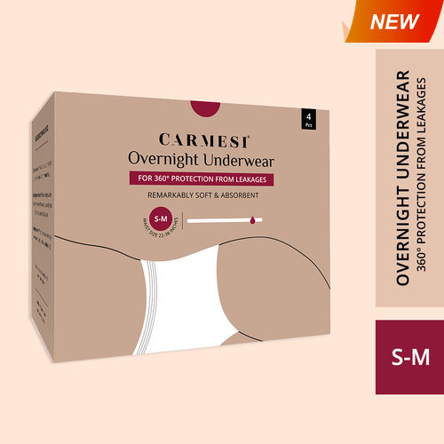 Carmesi Overnight Underwear_Size S-M - 4 Pcs