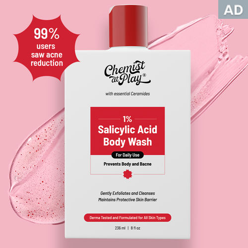 Chemist at Play 1 % salicylic acid Body Wash | 236 ml