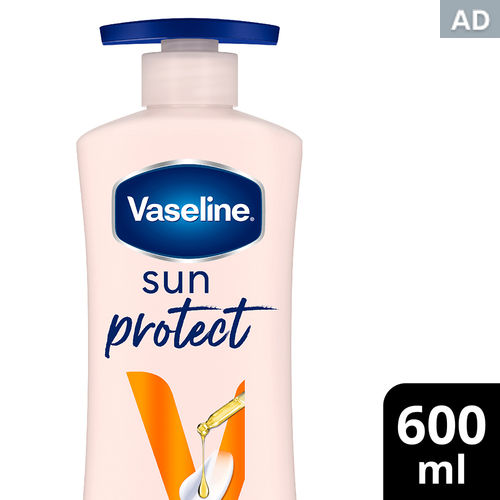 Vaseline Sun Protect SPF 30 Body Lotion, Reduces Tan Lines in 7 Days, UVA + UVB PA+++, 600 ml